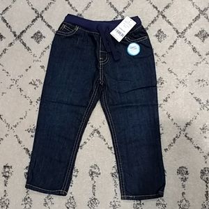 NWT Carter's Toddler Boys Pull-on Dark Wash Jeans